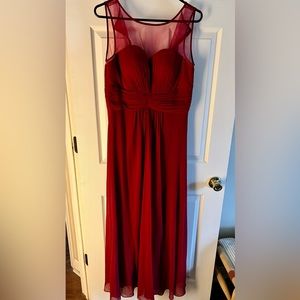 Floorlength Maroon Gown | Size 6